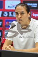 3. Liga; FC Ingolstadt 04 - Alemannia Aachen; Pressekonferenz Interview Cheftrainerin Sabrina Wittmann (FCI)