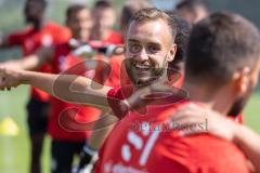 3. Liga; FC Ingolstadt 04 - Trainingslager, Allgäu, gute Laune, David Kopacz (29, FCI)