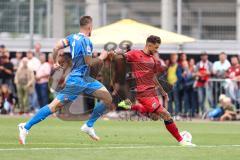 3. Liga; Testspiel; FC Ingolstadt 04 - 1. FC Heidenheim; Fredrik Carlsen (8, FCI) Mainka Patrick (6 HDH)