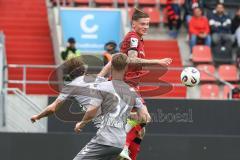 3. Liga; FC Ingolstadt 04 - SSV Jahn Regensburg; Zweikampf Kampf um den Ball Frederik Christensen (11, FCI) Strauss Felix (4 SSV) Wurm Leopold (37 SSV)