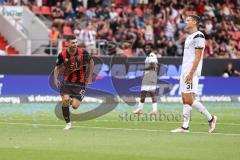 3. Liga; FC Ingolstadt 04 - SV Waldhof Mannheim; Tor Jubel Treffer 1:0 Felix Keidel (43, FCI)