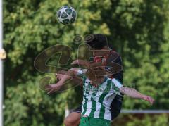 Landesliga - Freundschaftsspiel - Saison 2026/27 - SV Manching - FC Ingolstadt 04 II - Ioannis Petkos (Nr.18 - FCI II) - Senih Fazlji (Nr.7 - SV Manching) - Foto: Meyer Jürgen