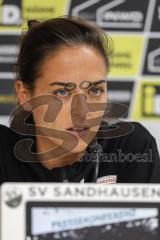 3. Liga; SV Sandhausen - FC Ingolstadt 04; Pressekonferenz Interview Cheftrainerin Sabrina Wittmann (FCI)