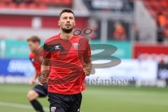 3. Liga; FC Ingolstadt 04 - SV Waldhof Mannheim; vor dem Spiel Lukas Fröde (34, FCI)