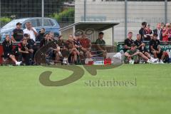 Toto - Pokal - Saison 2024/25 - TSV Lohr - FC Ingolstadt 04 - Spielerbank - Cheftrainerin Sabrina Wittmann (FCI) - Sportdirektor Ivica Grlic (FCI) - XXXXX - Foto: Meyer Jürgen