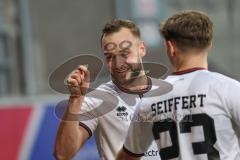 3. Liga - Saison 2024/25 - FC Ingolstadt 04 - SpVgg Unterhaching - Der 2:0 Führungstreffer durch David Kopacz (Nr.29 - FCI) - jubel - Foto: Meyer Jürgen