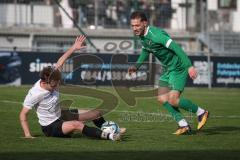 Bezirksliga - Saison 2025/26 - FC Gerolfing - SpVgg Altenerding - Christoph Luberstetter  - Flaur Bashota (Nr.23 - FC Gerolfing) - Foto: Meyer Jürgen