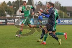 Kreisklasse - Saison 2025/26- TSV Etting - TSV Lenting - Christian Redl blau Etting - Arianit Racaj grün Lenting - Foto: Meyer Jürgen