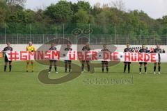 2. Frauen-Bundesliga - Saison 2021/2022 - FC Ingolstadt 04 - MSV Duisburg - Banner - choreo - Spruchband - Foto: Meyer Jürgen