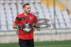 Toto-Pokal 2024; TürkGücü München - FC Ingolstadt 04; vor dem Spiel Torwart Marius Funk (1, FCI)