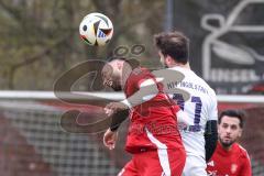 Kreisklasse - Saison 2025/26- Türk SV Ingolstadt - MTV Ingolstadt-  - Onur Keskin rot Türkisch - Marco Battaglia weiss MTV - Foto: Meyer Jürgen