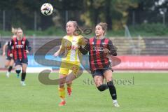 2. Bundesliga Frauen - Saison 2024/25 - FC Ingolstadt 04 Frauen - FC Union Berlin - Magdalena Schwarz (Nr.23 - FCI Frauen) - Metzker Pia gelb Berlin - Foto: Meyer Jürgen