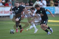 Landesliga - Saison 2026/27 - SV Manching - VFR Neuburg -Röber Jannik  (Nr.17 - SV Manching) - Krzyzanowski Nikolai weiss Neuburg - Foto: Meyer Jürgen