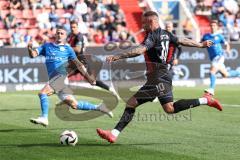 3. Liga; FC Ingolstadt 04 - FC Hansa Rostock; Torchance verpasst Max Dittgen (10, FCI) Neidhart Nico (7 HR)