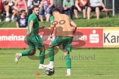 Toto-Pokal; SV Manching - FC Ingolstadt 04; Marcel Posselt vor dem Spiel