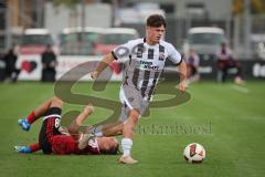 Saison 2026/27 - Freundschaftsspiel - 1. FC Nürnberg - FC Ingolstadt 04 - Rafael Lubach (Nr.18 - FCN) - Timo Hengmith (Nr.44 - FCI) - Foto: Meyer Jürgen