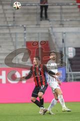 3. Liga; FC Ingolstadt 04 - Erzgebirge Aue; Max Besuschkow (17, FCI) Rosenlöcher Linus (29 Aue)