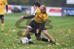 Kreisliga - Saison 2024/25- TSV Lichtenau - FC Mindelstetten - Steven Spieß gelb Lichtenau - Simon Schweiger weiss Mindelstetten - Foto: Meyer Jürgen