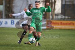 Bezirksliga - Saison 2025/26 - FC Gerolfing - SpVgg Altenerding - Anastasios Porfyriadis (Nr.27 - FC Gerolfing) - Ridwan Bello weiss Altenerding - Foto: Meyer Jürgen