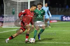 3. Liga; 1. FC Schweinfurt 05 - FC Ingolstadt 04; Torchance verpasst Marcel Costly (22, FCI) Doktorczyk Nick (2 S05) Torwart Weisbäcker Maximilian (40 S05)