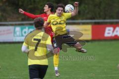 Kreisliga - Saison 2024/25- TSV Kösching - FC Hitzhofen/Oberzell - Stefan Winzinger rot Kösching - Silas Furino gelb Hitzhofen - Foto: Meyer Jürgen