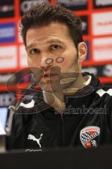 3. Liga; FC Ingolstadt 04 - VfL Osnabrück; Interview Pressekonferenz Cheftrainer Guerino Capretti (FCI)