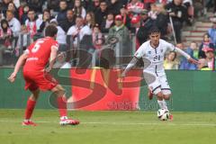 3. Liga; Energie Cottbus - FC Ingolstadt 04; Deniz Zeitler (38, FCI) Pelivan Dominik (5 EC)