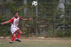 Kreisliga- Saison Saison 2026/27 - SV Türkisch Ingolstadt - TSV Ober./Unterhaunstadt -  Osman Tarik Camdal weiss Türkisch Foto: Meyer Jürgen