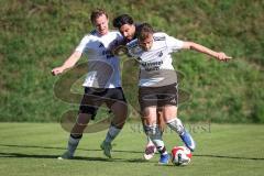 A-Klasse -  Saison 2026/27 - TSV Mailing-Feldkirchen - VFB Friedrichshofen - Firat Acar blau Mailing - Daniel Arzer weiss Friedrichshofen rechts - Foto: Meyer Jürgen