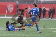 2. Bundesliga Frauen - Saison 2024/25 - FC Ingolstadt 04 Frauen - SV Meppen - Stefanie Reischmann (Nr.24 - FCI Frauen) - Bleill Marie am Boden Meppen  - Foto: Meyer Jürgen