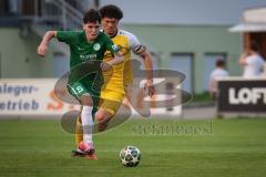 Landesliga - Saison 2026/27 - SV Manching - TSV Gersthofen - Vincent Amann (Nr.5 - SV Manching) - Venos Yusha gelb Gersthofen - Foto: Meyer Jürgen