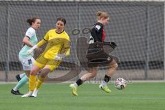 2. Bundesliga Frauen - Saison 2025/26 - FC Ingolstadt 04 Frauen - SG Andernach - Der 3:1 Führungstreffer durch Nina Penzkofer (Nr.29 - FC Ingolstadt Frauen I) überspielt Bläser Elena TW Andernach - jubel - XXXXX - Foto: Meyer Jürgen