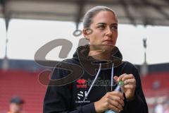 DFB-Pokal; FC Ingolstadt 04 - 1. FC Kaiserslautern; Cheftrainerin Sabrina Wittmann (FCI)  vor dem Spiel