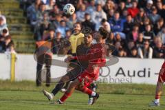 Freundschaftsspiel - Saison 2025/26 - FC Ingolstadt 04 II - Delay Sports - Muhammed Atak  (Nr.2 - FC Ingolstadt II) - Alieu Wazneh (Nr.23 - Delay Sports) - Foto: Meyer Jürgen