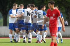 Bezirksliga - Saison 2024/25 - FC Fatih Ingolstadt - TSV Rohrbach -  Der 0:1 Führungstreffer durch Kai Suzuki weiss Rohrbach - jubel  -  Foto: Meyer Jürgen