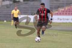 *** Bayernliga Nord - Saison 2025/26 - FC Ingolstadt 04 II - Jahn Regensburg II - Ognjen Draculic (Nr.9 - FC Ingolstadt II) - XXXXX - Foto: Meyer Jürgen