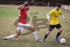A-Klasse -  Saison 2026/27 - TSV Unsernherrn - FC Wackerstein/Dünzing - Yasir Celebi gelb Wackerstein/Dünzing - Fedi Ammar rot Unsernherrn - Foto: Meyer Jürgen