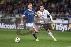 3. Liga; Arminia Bielefeld - FC Ingolstadt 04; Deniz Zeitler (38, FCI) Zweikampf Kampf um den Ball Schroers Mika (22 AB)