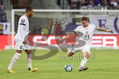 3. Liga; Erzgebirge Aue - FC Ingolstadt 04; Simon Lorenz (32, FCI) Leon Guwara (6, FCI) Freistoß