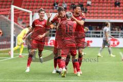 3. Liga; FC Ingolstadt 04 - SSV Jahn Regensburg; Tor Jubel Treffer 1:0 Max Besuschkow (17, FCI) Lukas Fröde (34, FCI) Frederik Christensen (11, FCI) Linus Rosenlöcher (19, FCI) Frederik Christensen (11, FCI) Jonas Scholz (15, FCI)
