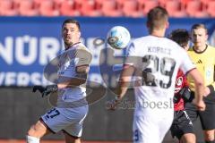 Testspiel; 1. FC Nürnberg - FC Ingolstadt 04 - Zweikampf Kampf um den Ball Pascal Testroet (37, FCI) Castrop Jens (17 FCN)