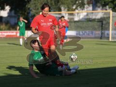 Landesliga - Saison 2026/27 - SV Manching - FC Memmingen II - Dzenis Seferovic (Nr.6 - SV Manching) - Hill Noah rot Memmingen - Foto: Meyer Jürgen
