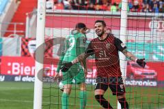 3. Liga; FC Ingolstadt 04 - 
SV Sandhausen; Tor Jubel Treffer Pascal Testroet (37, FCI) 3:0,