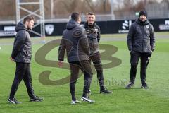 3. Liga; FC Ingolstadt 04 - Trainingsauftakt im Audi Sportpark, Trainingsgelände; Cheftrainer Michael Köllner (FCI) und Co-Trainer Maniyel Nergiz (FCI)