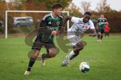 Bezirksliga - Saison 2026/27 - TSV Gaimersheim - FC Türk Sport Garching - Baldwin Wilson weiss Garching - Marcus Keilwerth schwarz Gaimersheim -  Foto: Meyer Jürgen