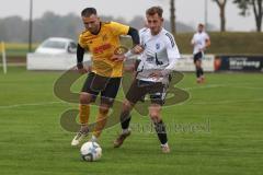 Kreisliga - Saison 2024/25- TSV Lichtenau - FC Mindelstetten - Mentor Haliti gelb Lichtenau - Moritz Liedl weiss Mindelstetten - Foto: Meyer Jürgen