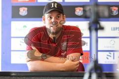 3. Liga; SpVgg Unterhaching - FC Ingolstadt 04; Pressekonferenz Interview Cheftrainer Marc Unterberger (SpVgg)