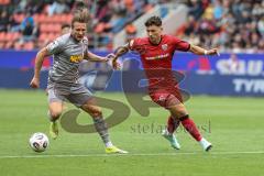 3. Liga; FC Ingolstadt 04 - SSV Jahn Regensburg; Strauss Felix (4 SSV) Mads Borchers (9, FCI)