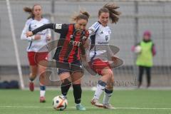 2. Bundesliga Frauen - Saison 2024/25 - FC Ingolstadt 04 Frauen - HSV - Ivana Slipcevic (Nr.8 - FCI Frauen) - Machtens Pauline weiss HSV - Foto: Meyer Jürgen