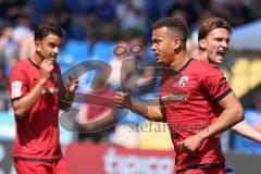 3. Liga - Saison 2025/26 - TSG Hoffenheim II - FC Ingolstadt 04  - Marcel Costly (Nr.22 - FCI) schiesst den 0:2 Führungstreffer - jubel - XXXXX - Foto: Meyer Jürgen